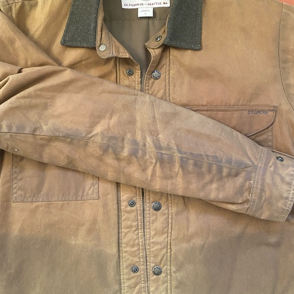 Filson Tin Cloth Insulated Shirt Jacket Small - Picture 5 of 7